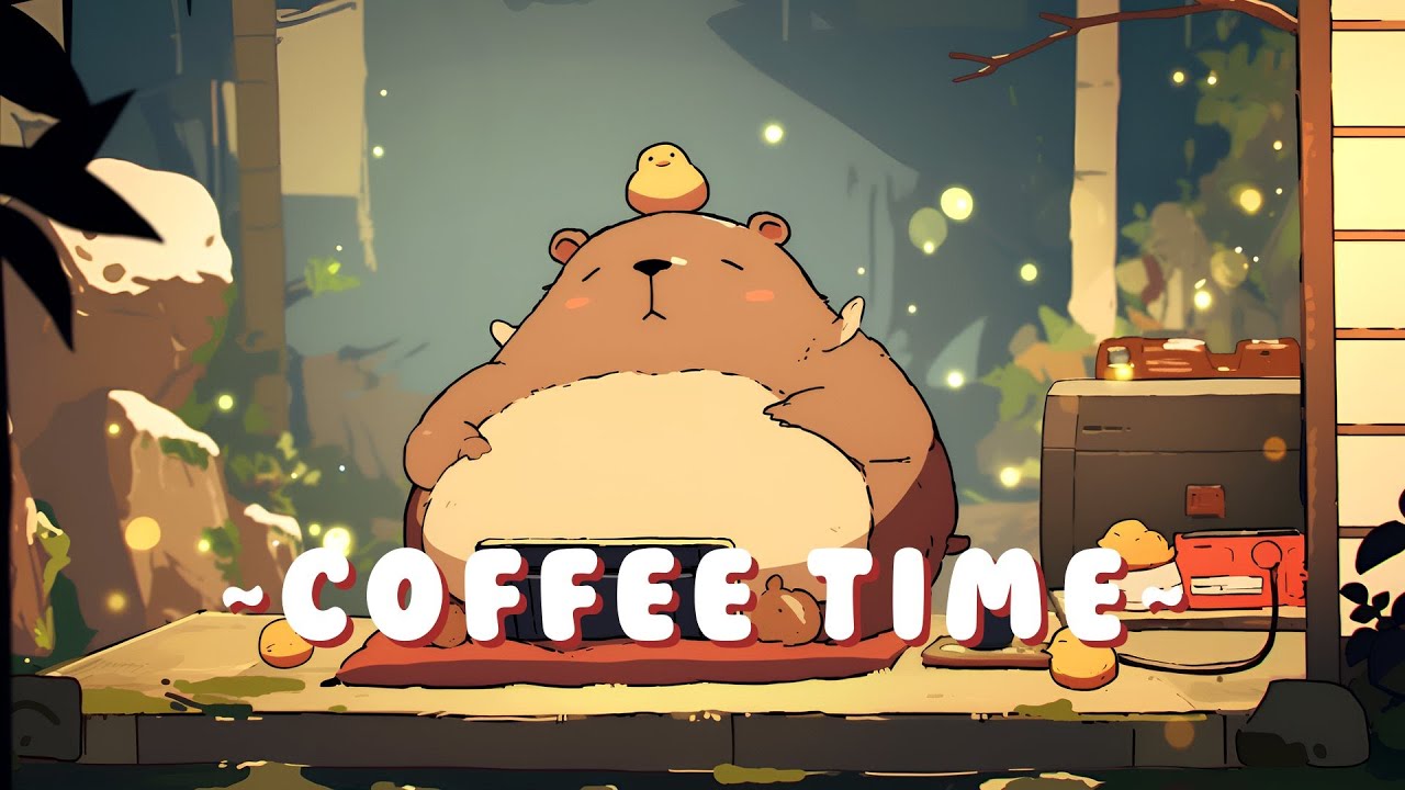 [Full Hour] Capybara Music Corner | Relaxing Music for Work/Study 🎵 💫 | Sleep Aid