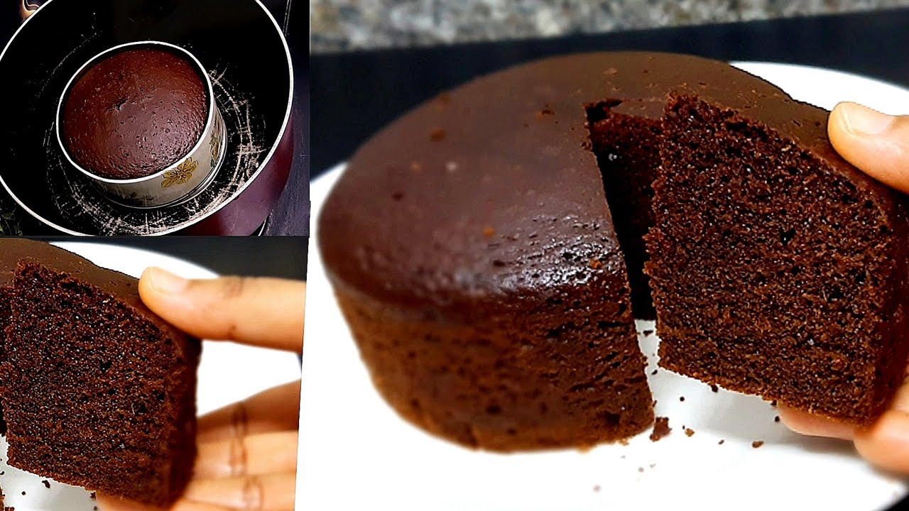 Perfect Eggless Chocolate Sponge Cake Without Oven | Basic Chocolate Sponge Cake Recipe