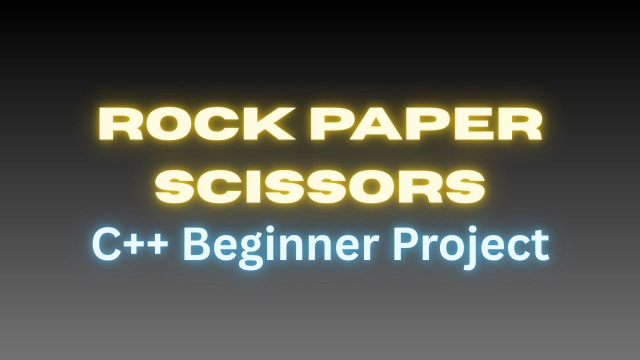 Rock-Paper-Scissors Game in C++ | C++ Beginner Projects | @ExcitedNuclei