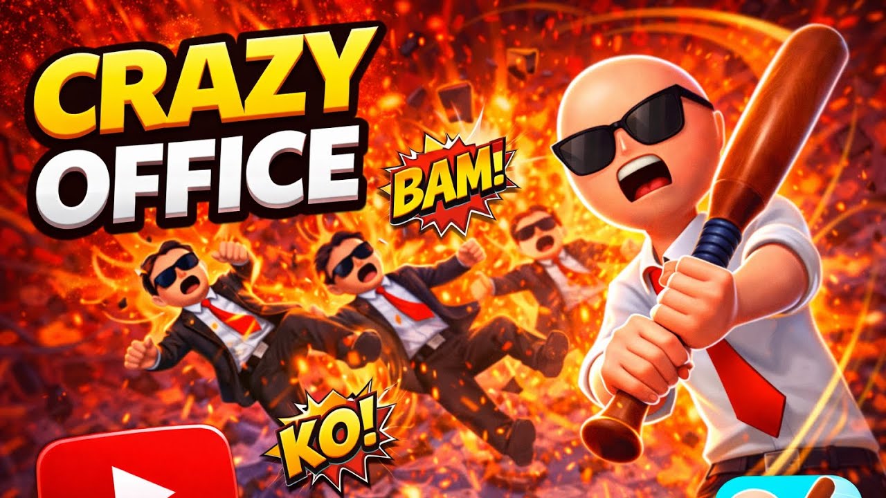 CRAZY OFFICE Gameplay (MAX POWER) | 1 HIT KO EVERYONE! #CrazyOffice#CrazyOfficeGameplay#MobileGame