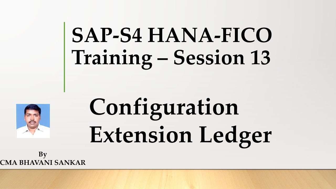 Extension Ledger Configuration in SAP S/4 HANA FICO