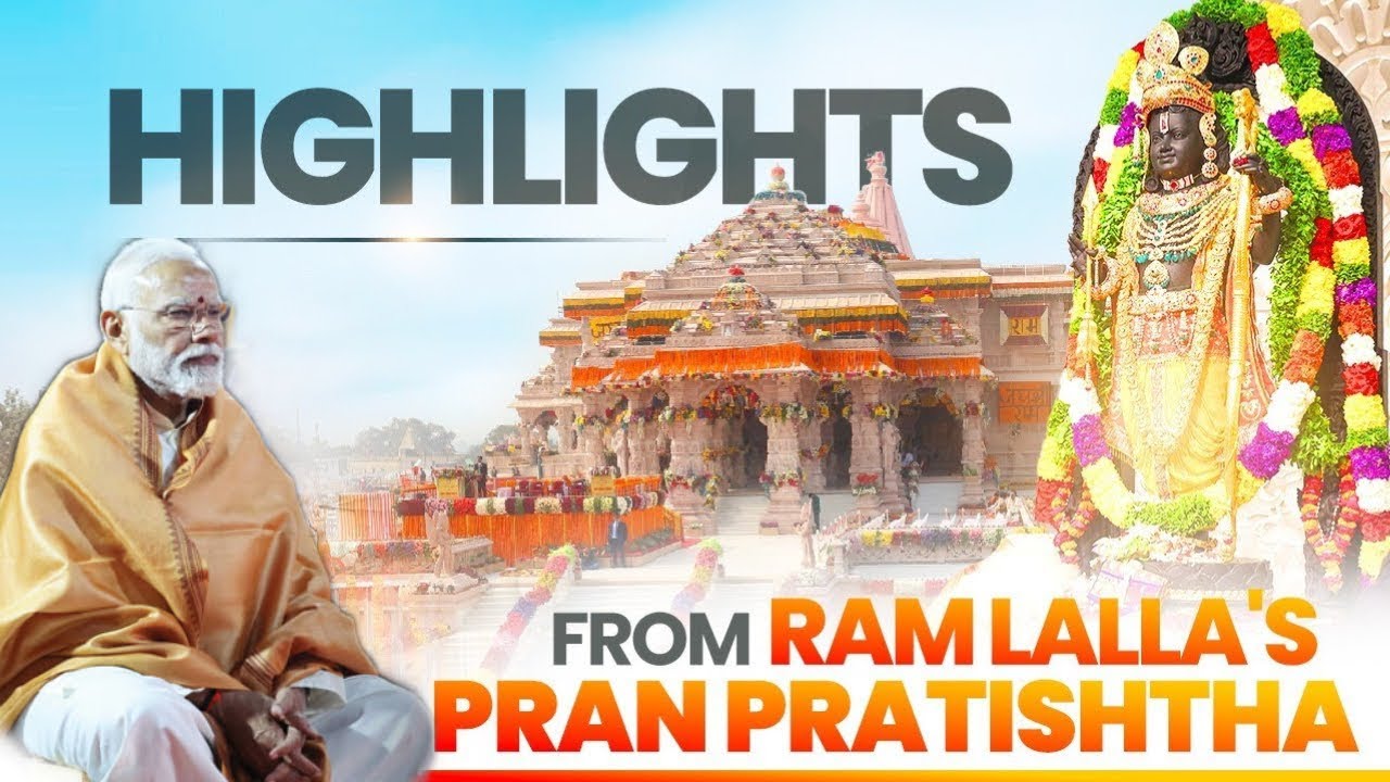 Divine Celebrations Unveiled: From Vedic Rituals to Pushp Varsha at Ram Lalla's Mandir in Ayodhya