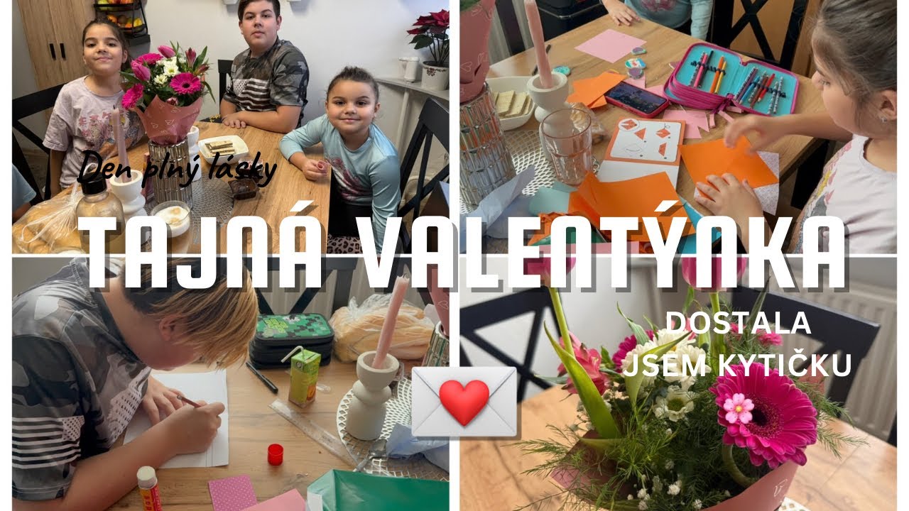 Kytička k Valentýnu a tajné přání 💌 rodinný den doma