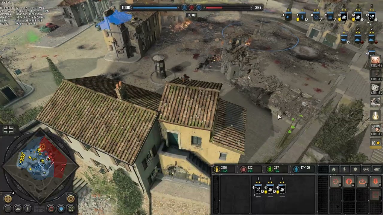 Company of Heroes 3 || AI Skirmish - Wehrmacht Gameplay || 1440p Ultra