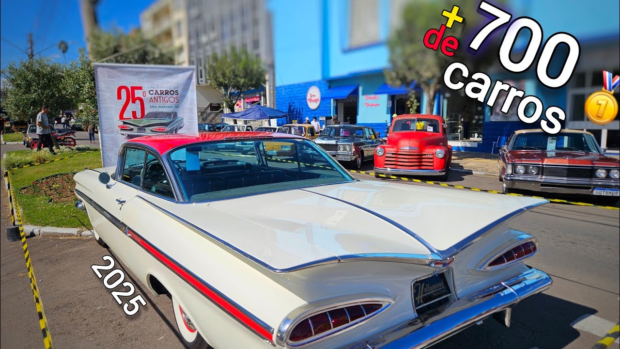 25° Encontro de Carros Antigos em São Marcos (RS) 2025