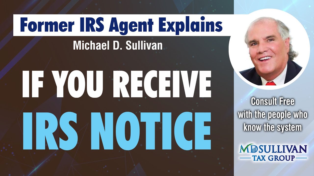 IRS Notice/Bill + Former IRS Agent Explains What To Do If You Receive IRS Form LT 11, 1058 Letter