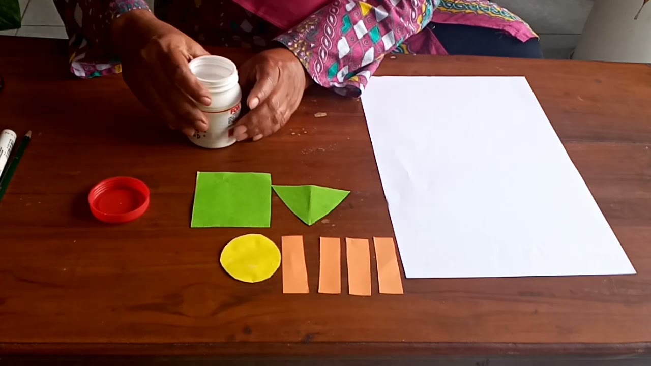 Membuat bentuk orang dari Geometri, Tema Diri Sendiri - Sub tema Anggota Tubuh