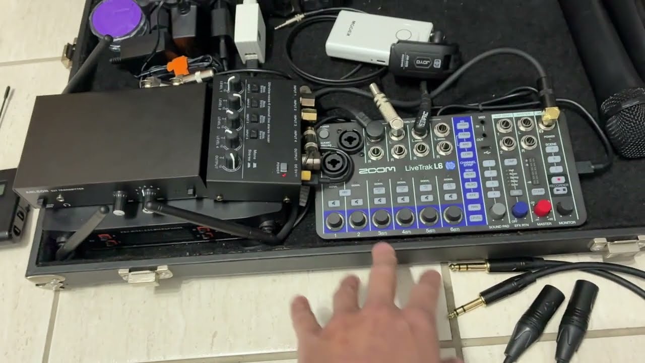 Solução para retorno IN EAR para bandas pequenas, com ou sem metronomo
