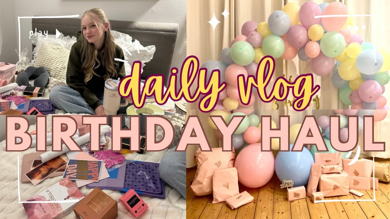 BIRTHDAY HAUL | 🎀Was ich zu meinem Geburtstag bekommen habe ✨