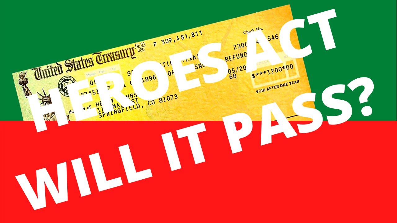 Passing Through The House  Economic Injury Payments Second Stimulus Check Proposal - Stimulus Update