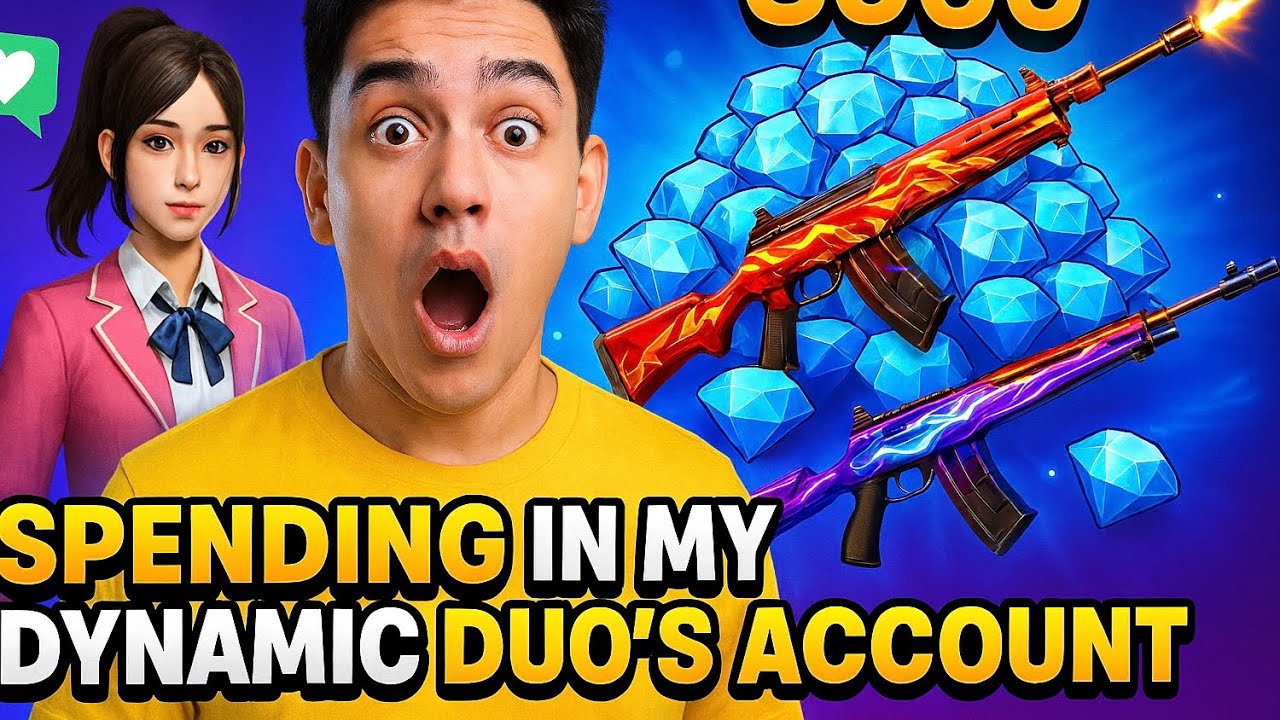 Spending 3000 Diamonds in My Dynamic Duo’s ID for Legendary Guns!