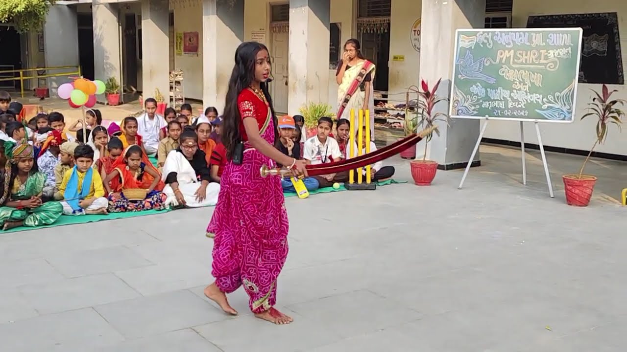 ઝાંસીની રાણી લક્ષ્મીબાઈ | એક પાત્રીય અભિનય | ફલુ અનુપમ પ્રાથમિક શાળા પીએમશ્રી-ગુજરાત