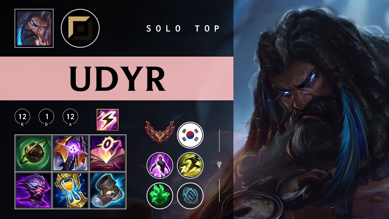 Udyr Top vs Warwick - KR Grandmaster Patch 26.03