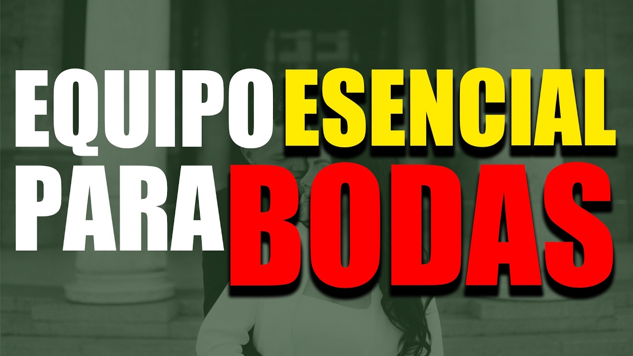 Equipo B&Aacute;SICO para FOTOGRAF&Iacute;A de BODAS
