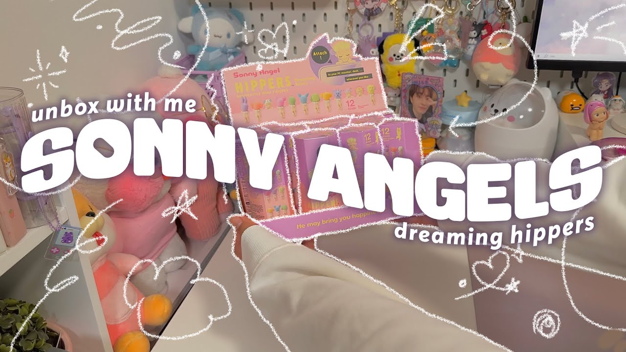 unboxing sonny angel dreaming hippers series | full box ☁️🫧💫