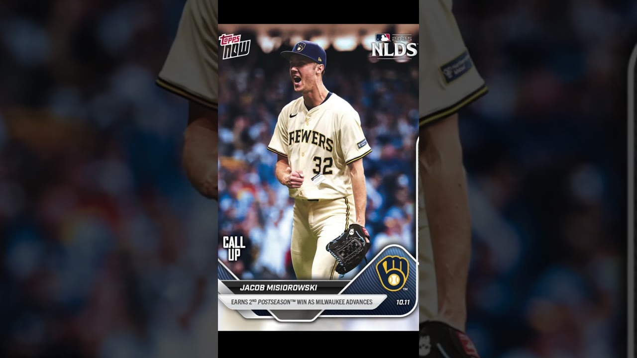 2025 Topps Now Baseball Cards Day 166 (10/12/25) *Brewers are moving on to the NLCS!*