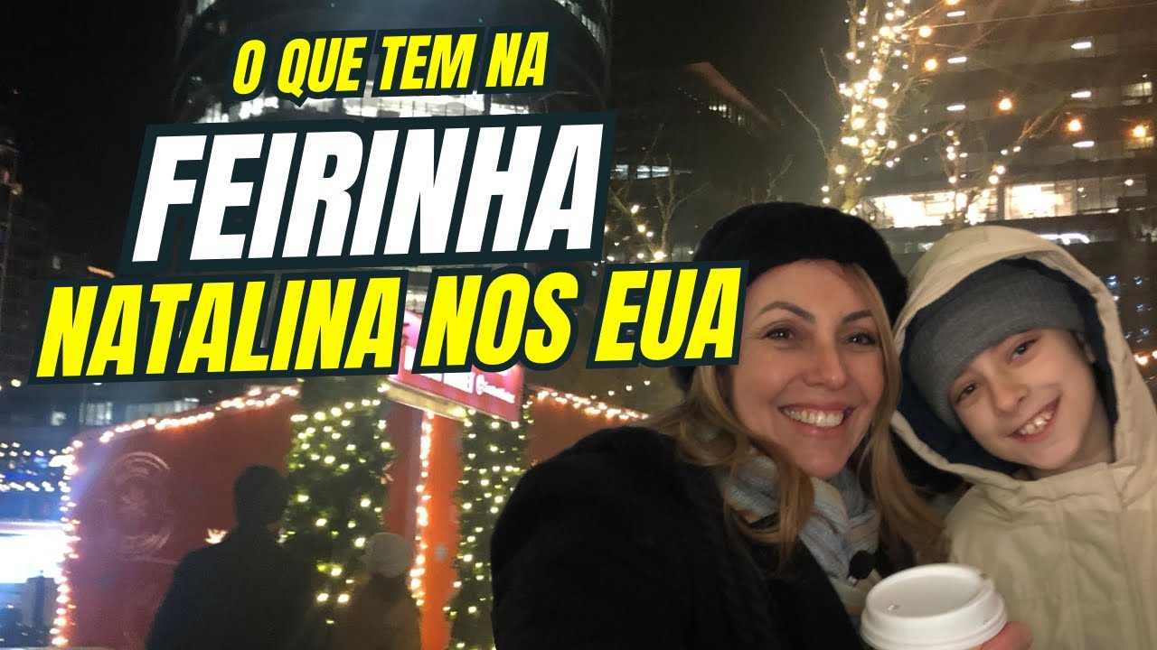 O que tem na feirinha Natalina americana