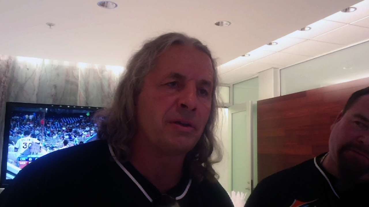 Hart Foundation, Goldberg at Marlins Park