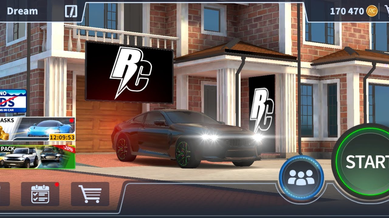 Racing in car 2021