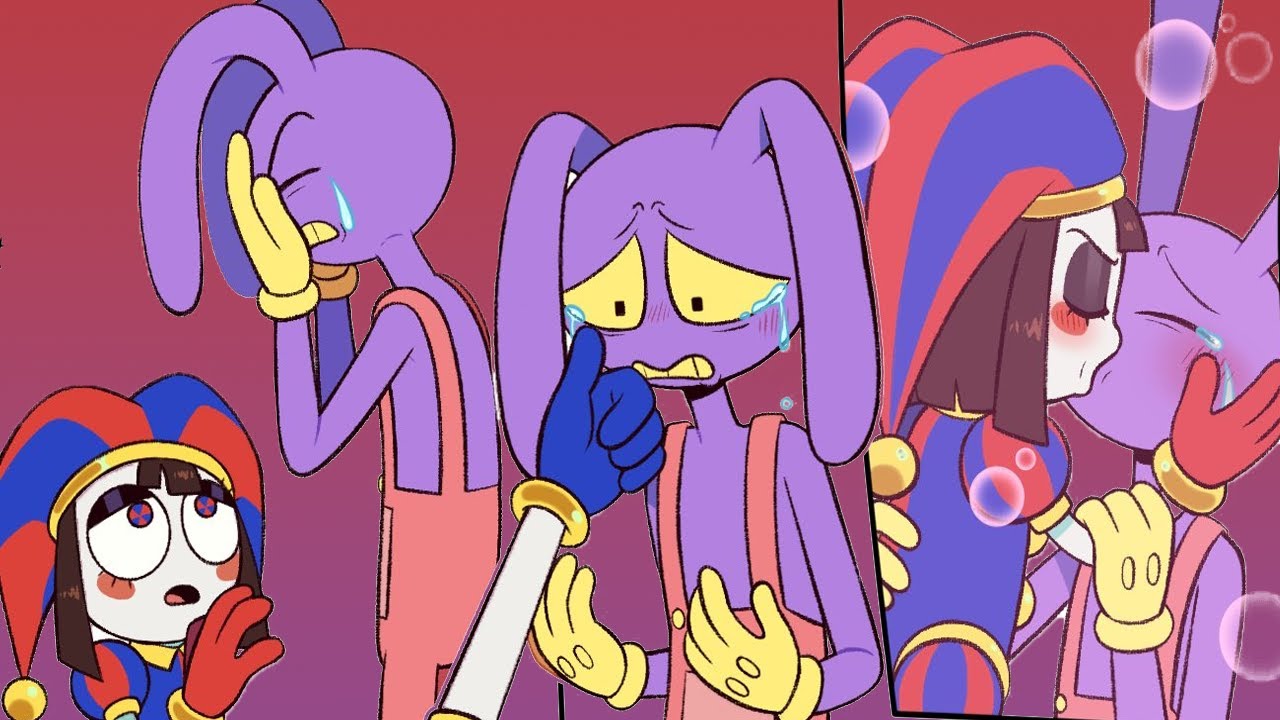Jax x Pomni Comfort in a Broken Moment l Circus Comic | TADC