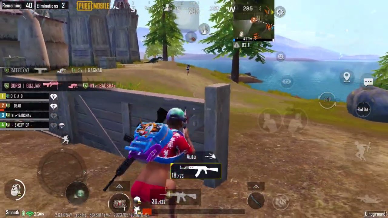 Dinoground update 2.6  pubg mobile  #clutch