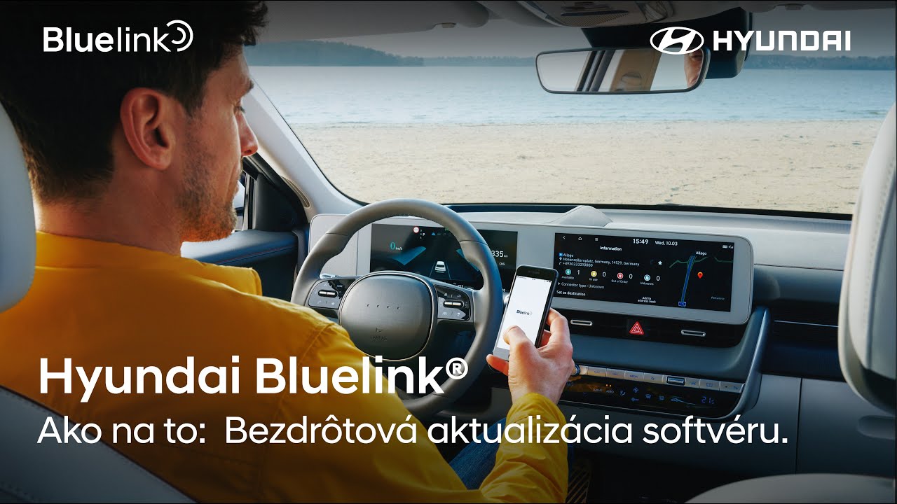 Hyundai Bluelink® - Ako na to: Bezdrôtová aktualizácia softvéru.