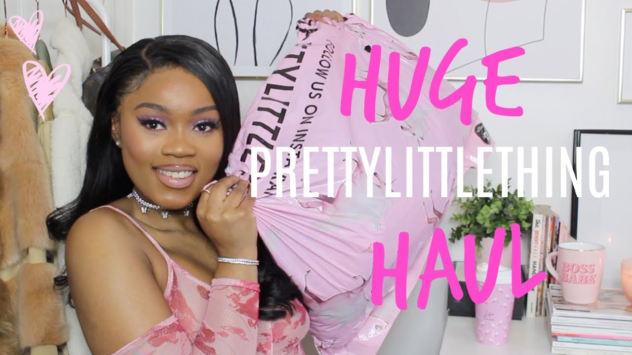 HUGE PRETTYLITTLETHING HAUL | VALENTINES DAY OUTFITS