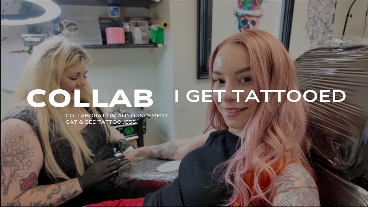 Collaboration Announcement | Cat and Gee tattoo Jess | Sword and Sparrow tattoo