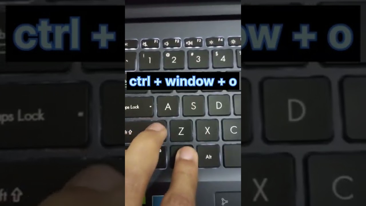 how to open on screen keyboard in windows with shortcut key?