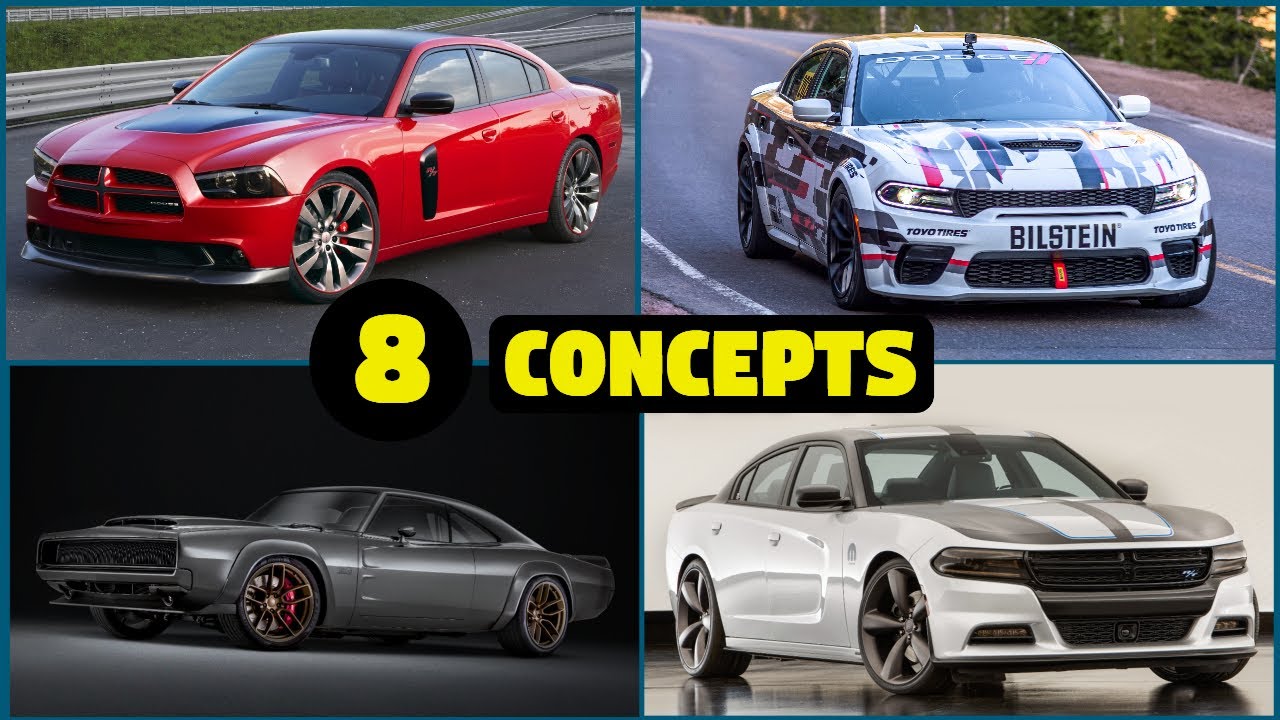 8 Dodge Charger Concept Cars You Didn't Know About! - (1999-2019)