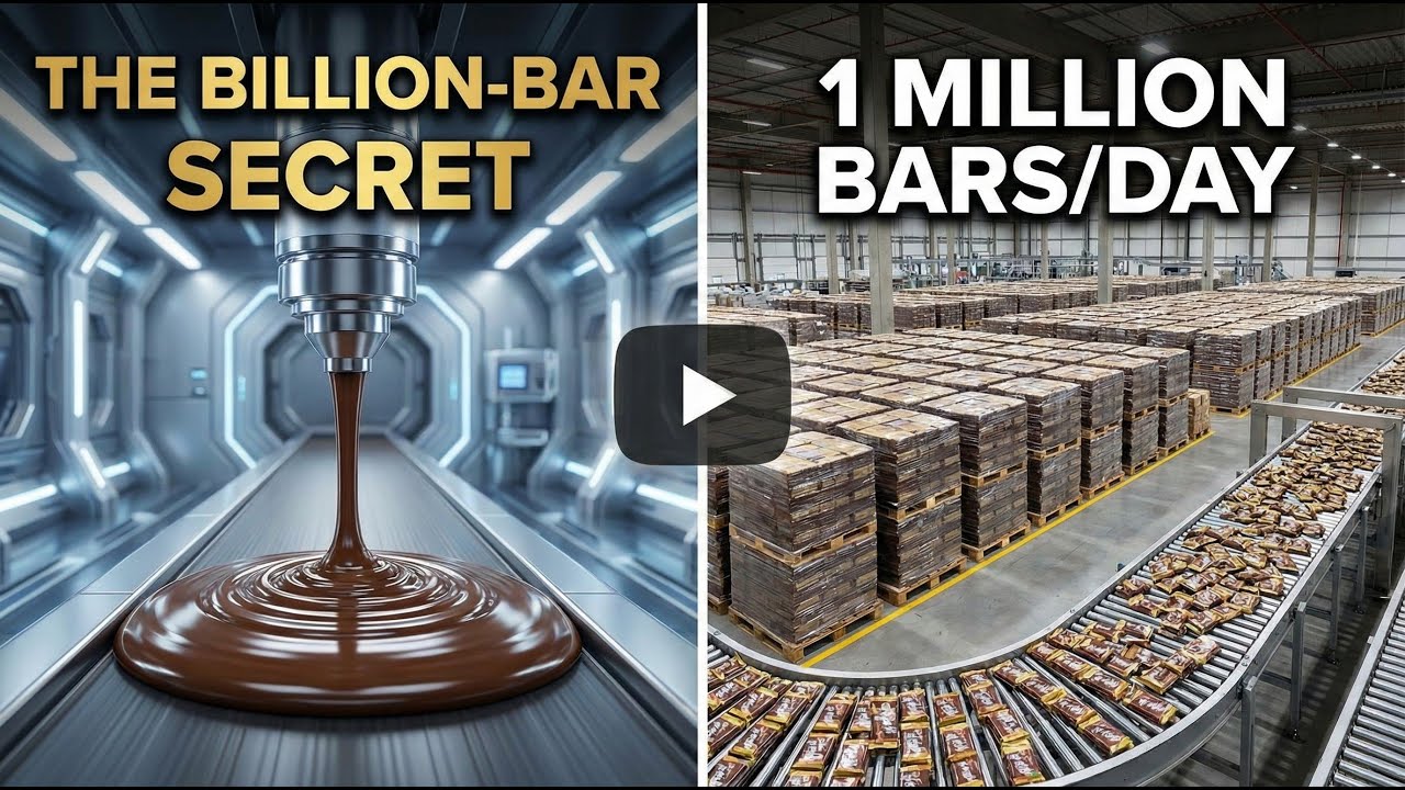 The Billion-Bar Secret: How Massive Factories Produce 1,000,000 Chocolate Bars/Day