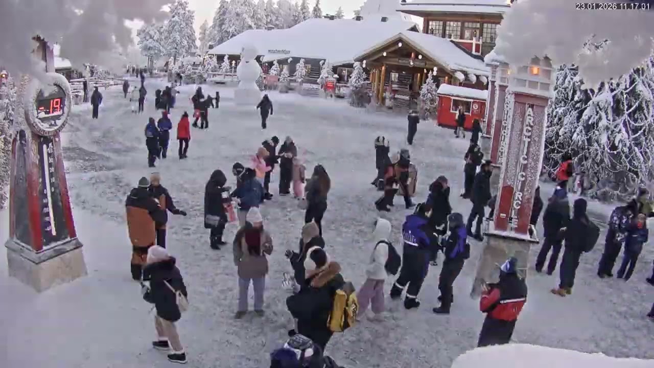 Finland - Santa Claus Village Timelapse 23.1.2026