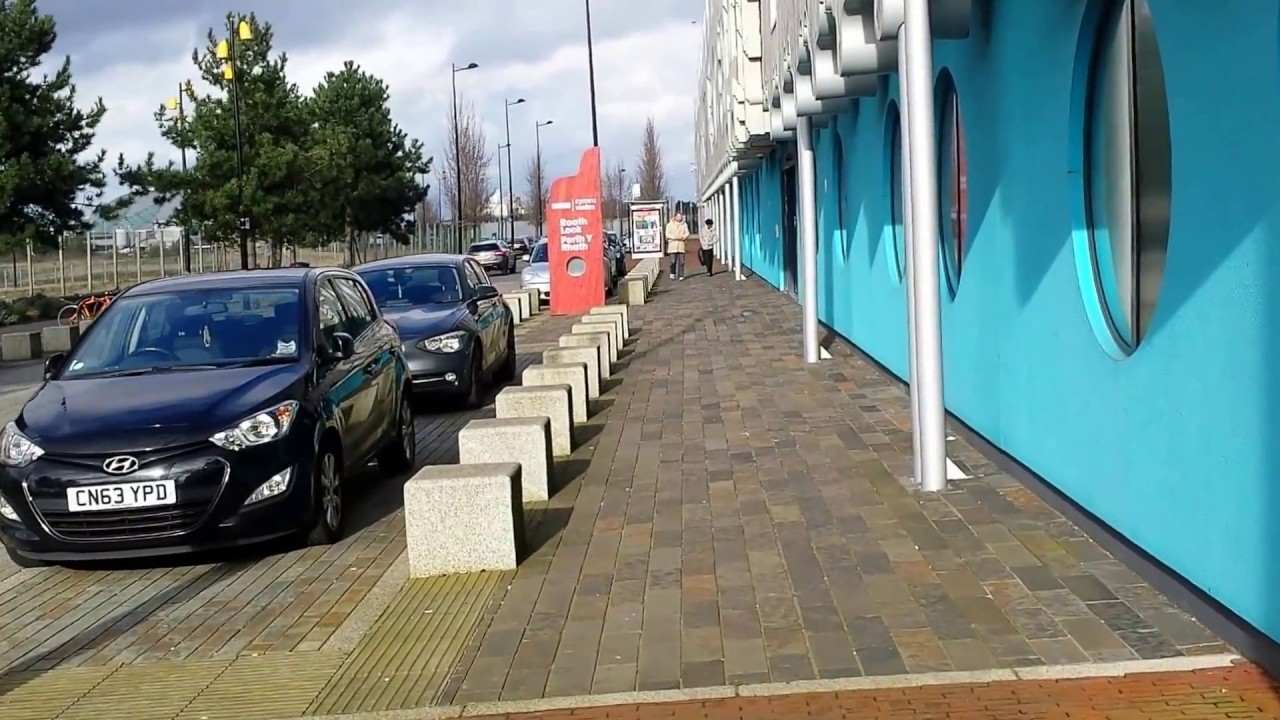 Heading towards the BBC Studio complex - Cardiff Bay, Wales