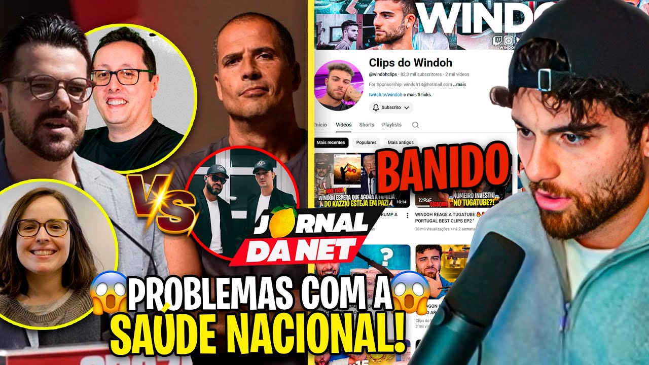 WINDOH REAGE AS NOTÍCIAS ' WINDOH FICA SEM CANAL? TIAGOVSKI IRRITADO! '