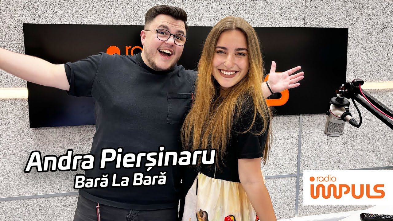 Andra Pierșinaru lansează prima ei piesă 🎵 ȘAH 🎵 Bară La Bară cu Mihai Hînda pe Radio Impuls 🎙️