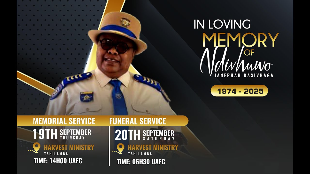 Memorial Service of Ndivhuwo Janephah Rasivhaga