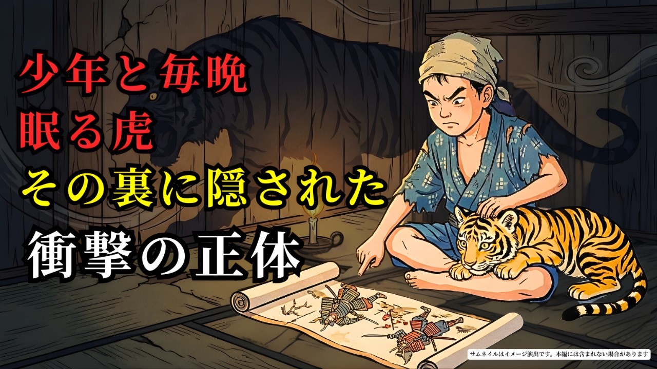 ある少年と毎晩過ごす虎。禁断の友情 に隠された恐ろしい正体 (AIフィクション) | 野談 | 伝説 | 昔話 | 説話 | 民話