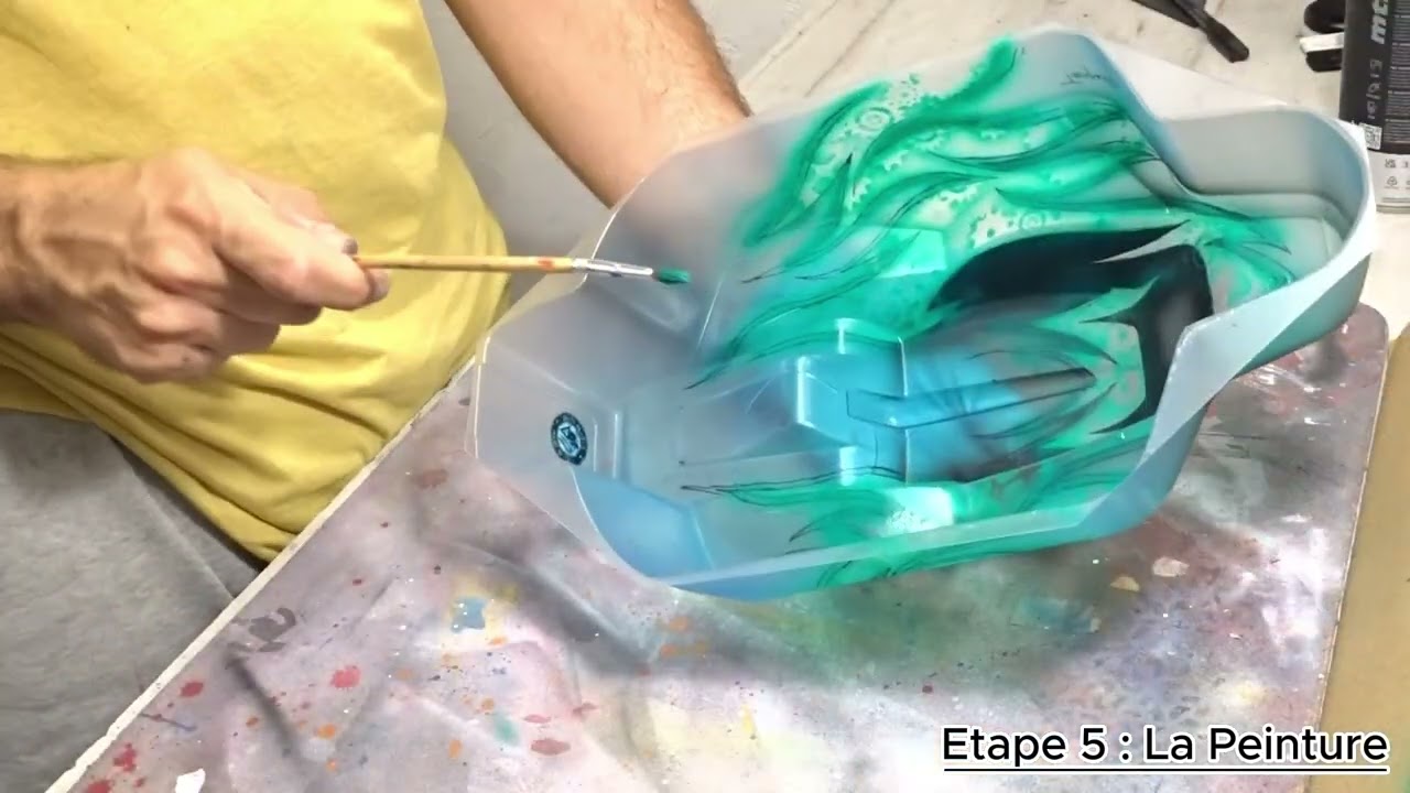 Peinture carosserie Lexan - peinture acrylique pour aérographe HIKRI RC