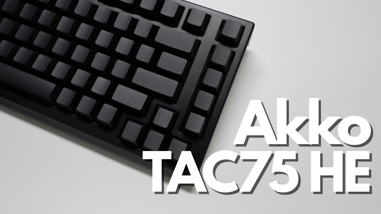 $50 Minimalist HE Gaming Keyboard?! - Akko TAC75 HE