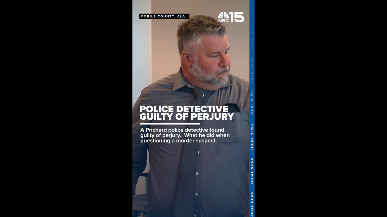 Prichard Police detective Hadaway found guilty of perjury 3rd - WPMI NBC 15