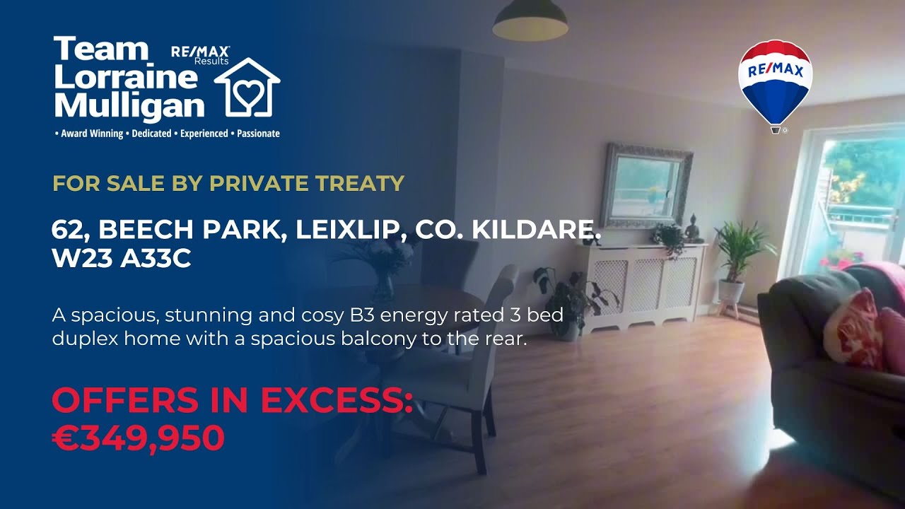 🏡 Stunning 3-Bed Duplex in Leixlip - Move-In Ready!