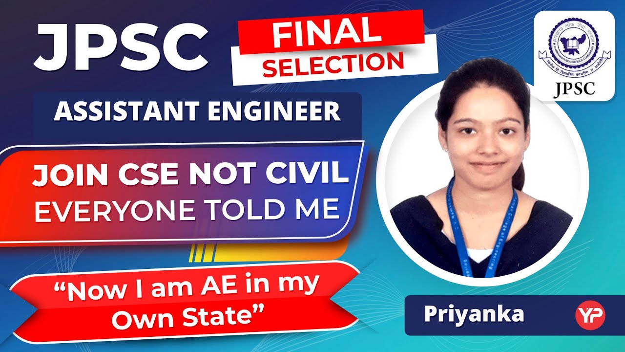 I am Assistant Engineer in my state now | Final selection as Assistant Engineer in Jharkhand JPSC