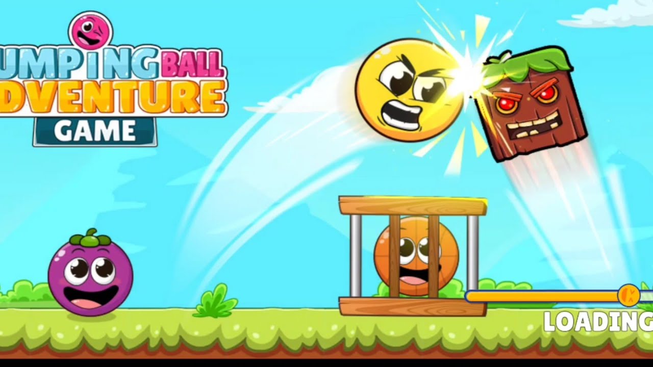 Jumping Ball Adventure Game(Early access)- Red Ball Gameplay - All Levels - FIGHT ALL bosses