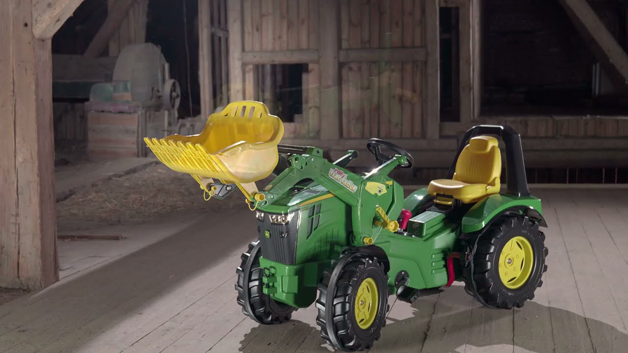 Rolly Toys 651078 rollyX-Trac Premium John Deere traptrekker 8400R incl voorlader en handrem
