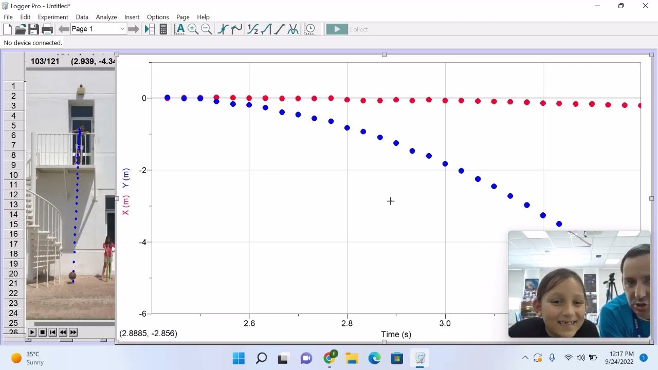 Video Analysis Demo for Logger Pro