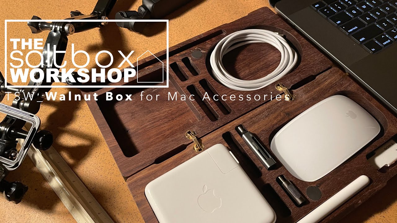 TSW_Walnut Box for Mac Accessories |Shaper Origin|