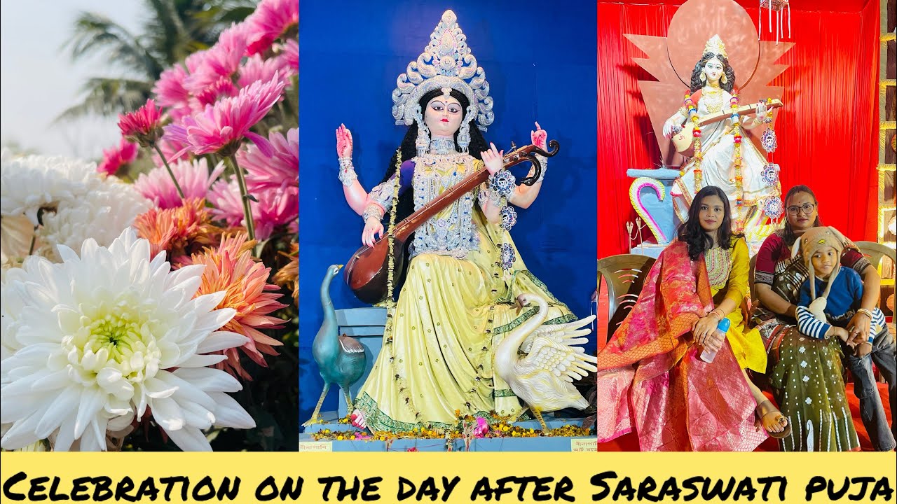 সরস্বতী পূজোর রেশ জানো কাটছেনা। পরের দিনও চলল নানাবিধ অনুষ্ঠান। 