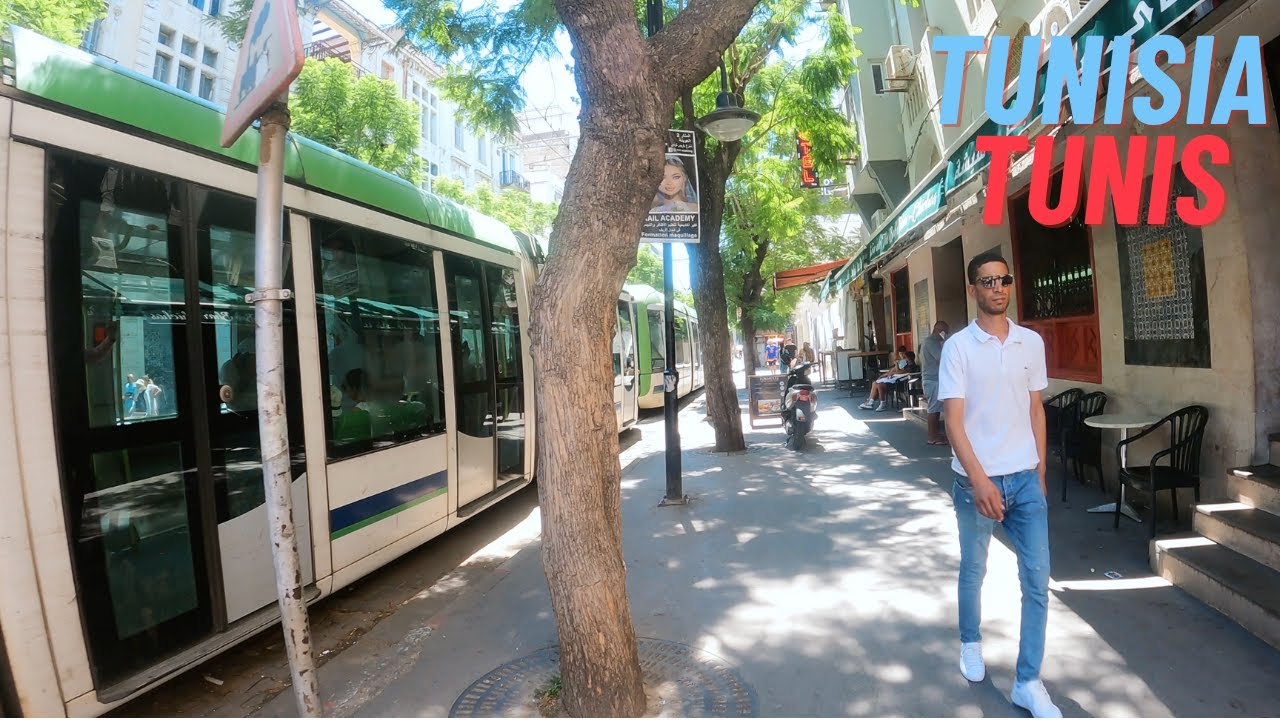 Sunday Morning Tunis Centre Walking Tour - Tunisia 🇹🇳 4k