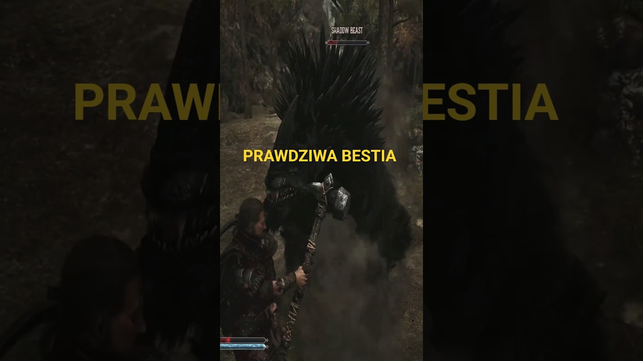 Walka z Cieniostworem w Gothic 1 Remake #gothic