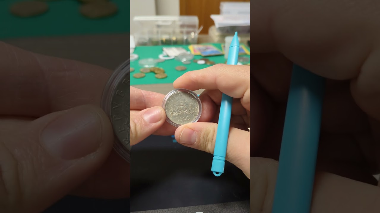 Alti e Bassi dell'Argento, il Valore di una 500 Lire Caravelle resta cmq intorno ai 21 euro #monete